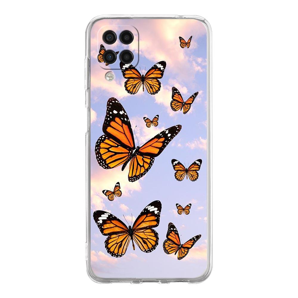 

Прозрачный чехол для телефона Samsung Galaxy A13 A51 A71 A21S A12 A11 A31 A52 A41 A23 A53 A73 A32 5G A03S Мягкий силиконовый чехол-бабочка Samsung A33 5G