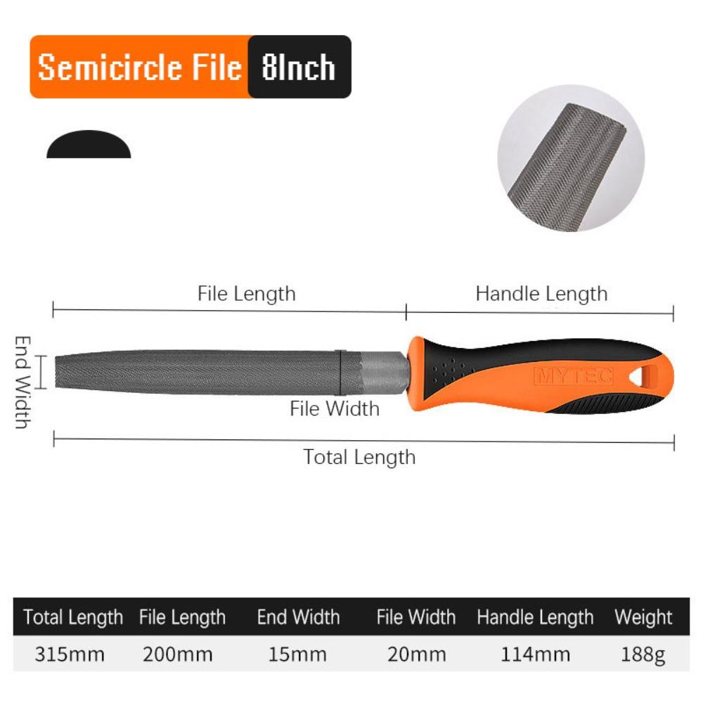 6/8 Inch Steel Files Steel Hand File Durable Saw File