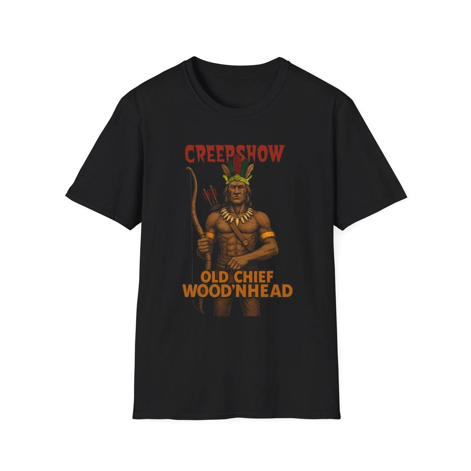 Футболка «Creepshow 2: Старый вождь Вуд нХед» | Футболка по мотивам фильма ужасов XXL