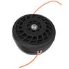 Plastic Material Grass Trimmer Head Black Color Plastic Accessory  Lawn Maintenance