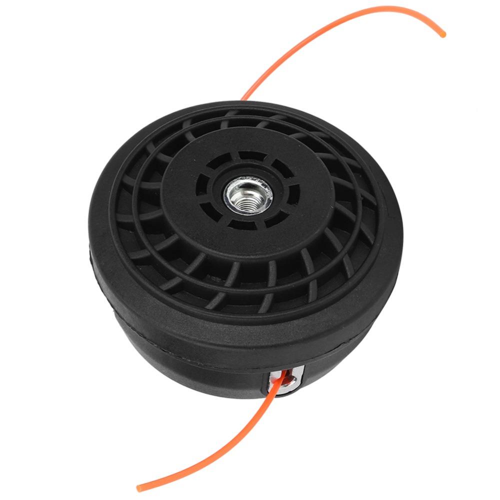 Plastic Material Grass Trimmer Head Black Color Plastic Accessory Lawn Maintenance