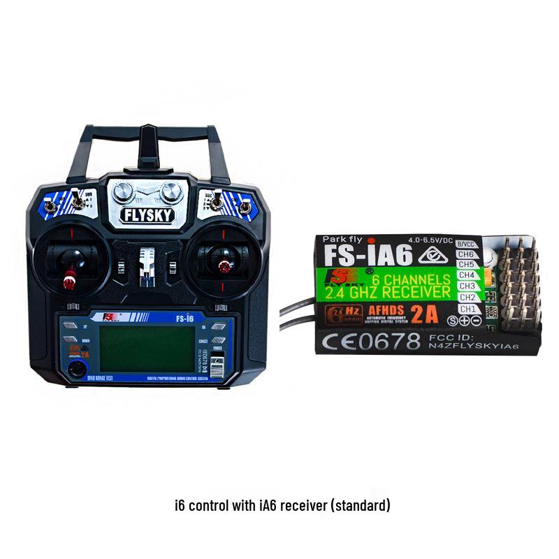 Flysky i6 2.4G 6-Channel Remote Control with IA6 Receiver & Bidirectional Transmission (Chinese Menu)