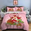 Cartoon E-Emily Erdbeer Friends Bedding Set Pillowcases Strawberry Sweetheart Duvet Cover Boys Girls Children Luxury Gifts