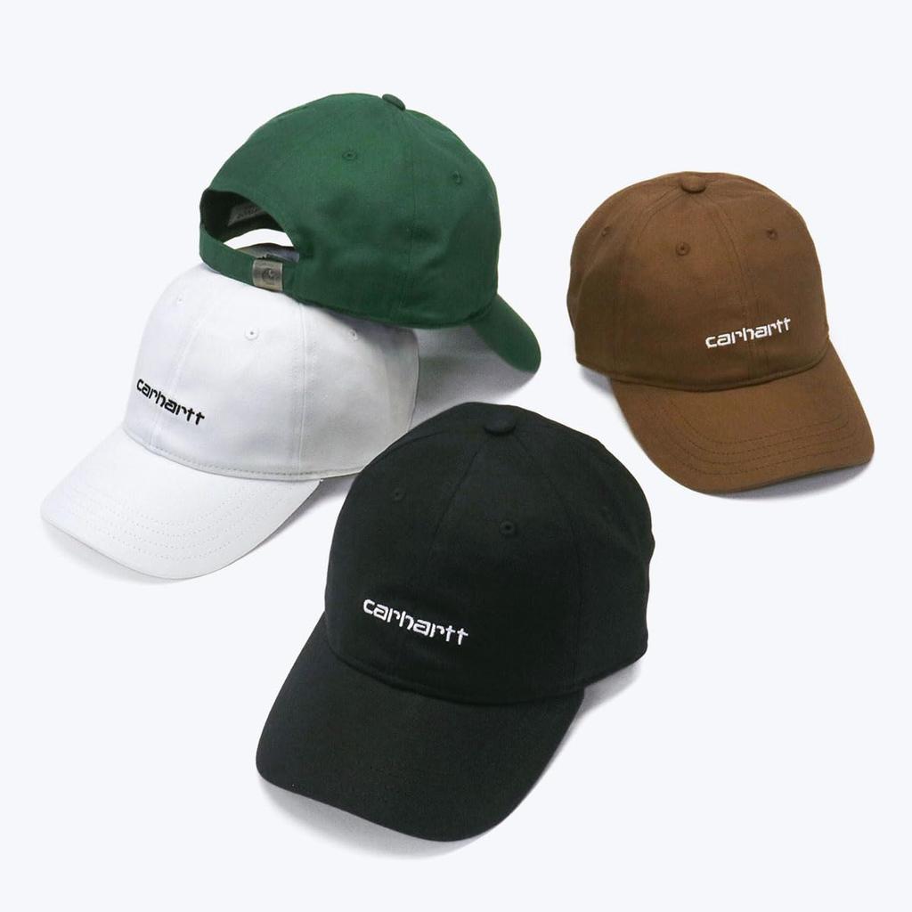 Carhartt WIP CANVAS SCRIPT CAP I028876 White X Black Free Size
