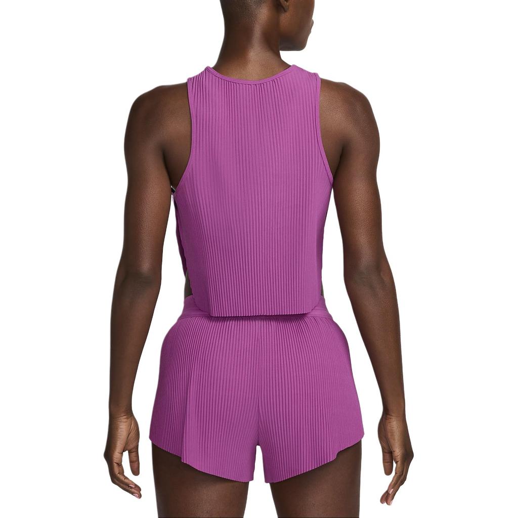 Nike Dri-FIT Advaeroswift Logo Design Moisture-Wicking Comfortable Sports Tank Top Women Tops Hot-Purple FN2713-518