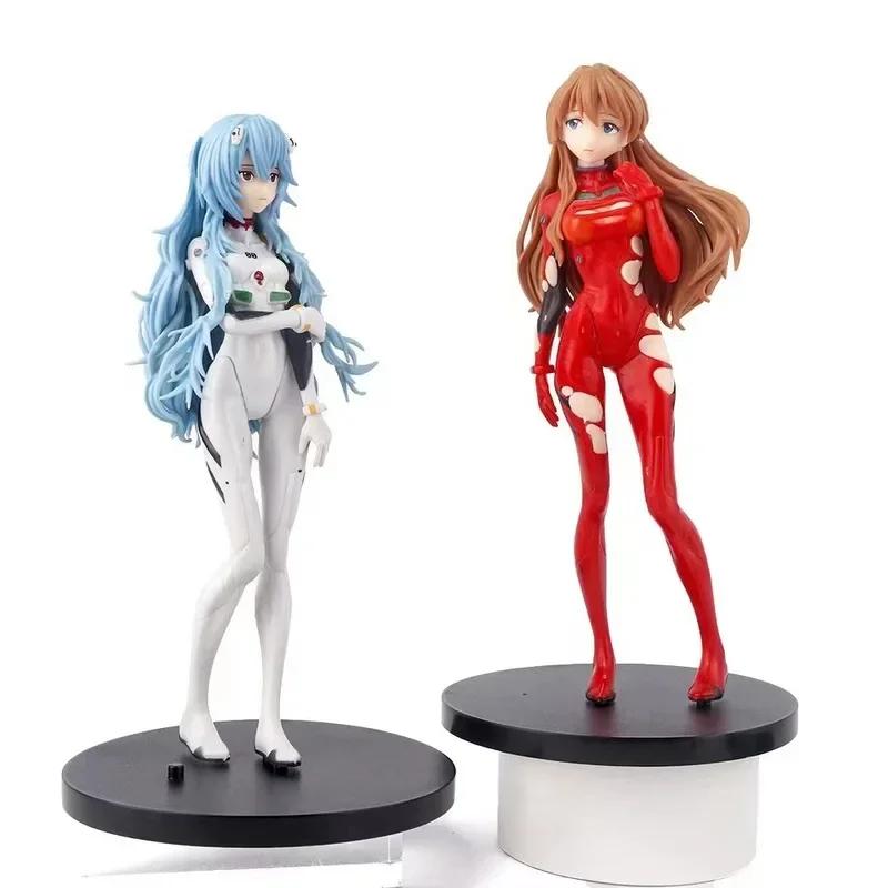 Schneller Versand 18cm Eva Ayanami Rei Figur - Neuestes Niedliches Und Charmantes Anime PVC Modell Spielzeug Sammlerstück Ornament