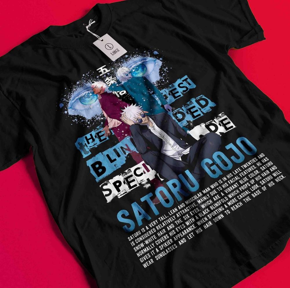 

Gojo Satoru T-Shirt Geto Suguru Shirt Jujutsu Kaisen Tshirt Toji Tee Sukuna Toji BB1269 L