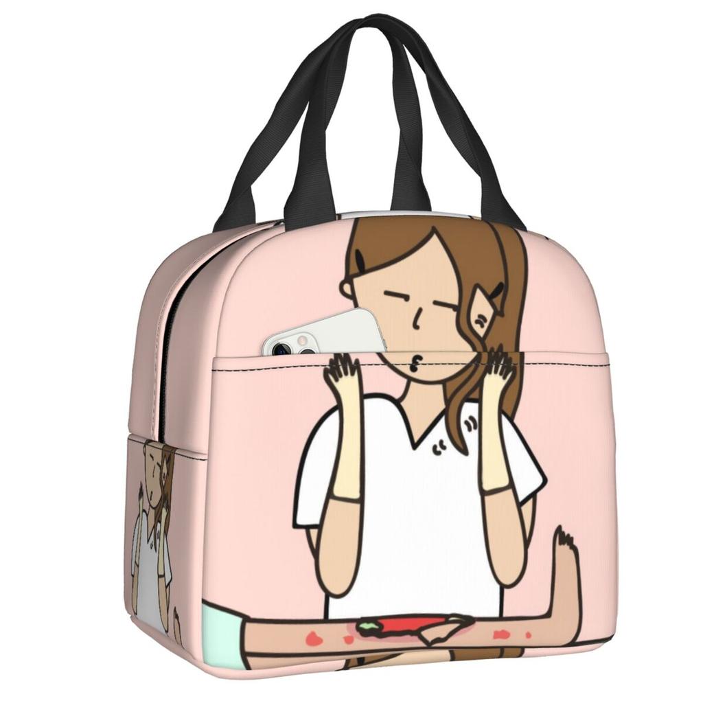 Custom Doctor Nurse Medical Medicine Insulated Lunch Tote Bag for Women Portable Thermal Cooler Food Lunch Box School