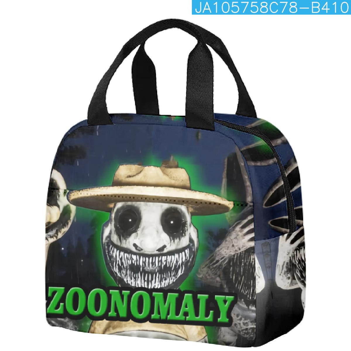 Hip Hop Populair Nieuw Zoonomaly Lunchbox Thermische Isolatie Voedsel Lunchtas 3D Geprint Geïsoleerd Draagbare Handtassen IJszakken