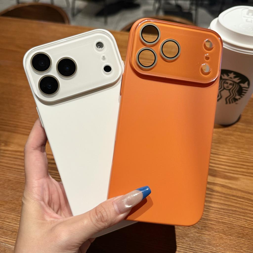 Nano Glass Lens Protection Case For For Iphone 17 Air 16 1 14 Plus 13 12 11 Pro Max Skin-feel Matte Bumper Shockproof Cover
