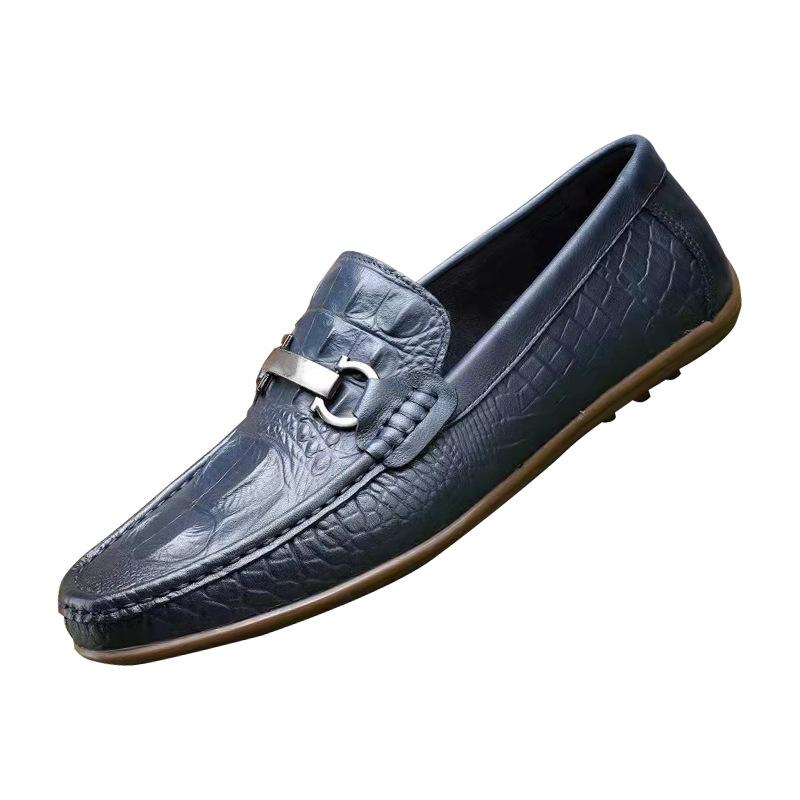 Новая дышащая повседневная мужская обувь из натуральной кожи — фото 4