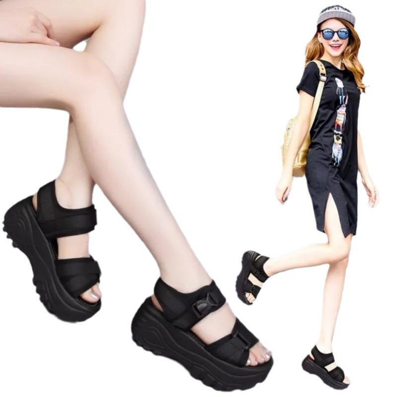 Women's Sandals New Summer Wedge Platform Shoes Casual Sports Sandals Roman Student Rocking Shoes