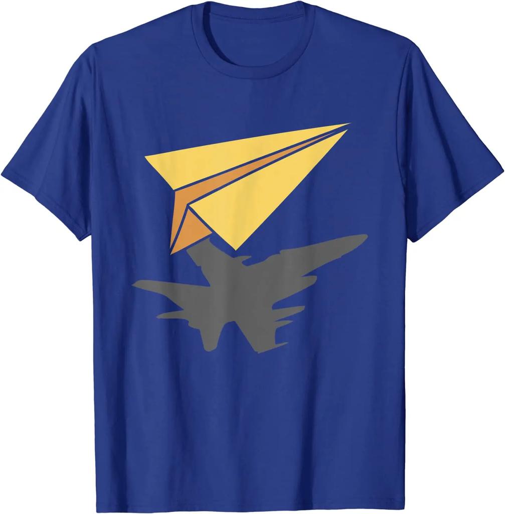 Paper Jet Fighter Plane Airplane Aviation Aircraft Airfield Men TShirt Short Sleeve Casual 100 Cotton ONeck Summer Shirts