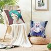 Yuuna and the Haunted Hot Springs Cushion Cover Breathable and skinfriendly linen pillowcase  removable and washable cushion
