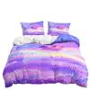 Bed Three-Piece Unicorn Gradual Change Kit Quilt Cover Two-Piece Bedroom