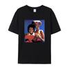 2025 Summer Fashion Short Sleeves, Michael Jackson and E.t.T Crew Neck Loose T-shirt for Men and Women