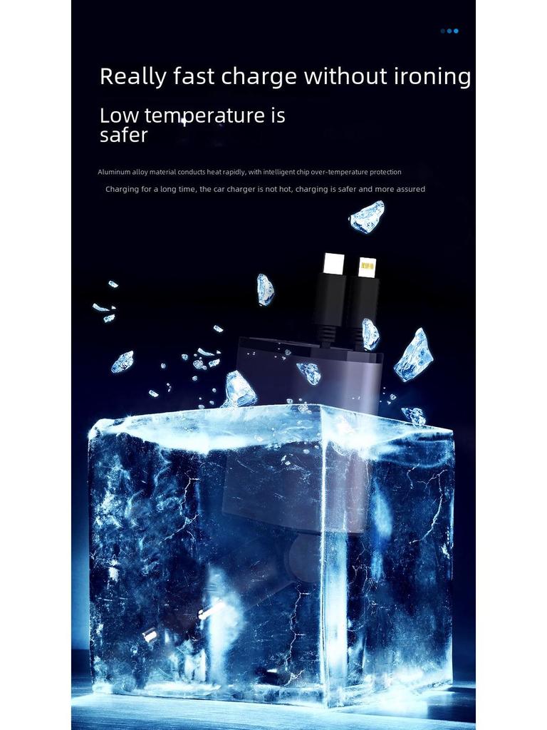 Super Fast Car Charger Adapter with USB and Cigarette Lighter Conversion