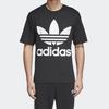 T-shirt nera a maniche corte adidas originals da uomo CW1211