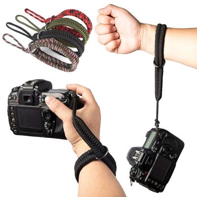 Ručně pletený zápěstní popruh Rychloupínací popruh na fotoaparát s bezpečnějším konektorem Zápěstní popruh pro Canon Nikon Sony Fuji Leica Olympus