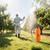 Industrieller Betonsprühgerät, 14L Edelstahl-Sprühgerät, Heavy Duty Tri-Poxy Pumpensprühgeräte, 52cm Lanze mit ergonomischem Pistolen Griff, 1,2m & 3m Schläuche, 2