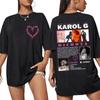 2026 Hot Sale Karol G Bichota Album Poster Print T-Shirt Men Women Streetwear Y2K Fashion Casual Oversized Top Cotton Summer New Tees Short Sleeve