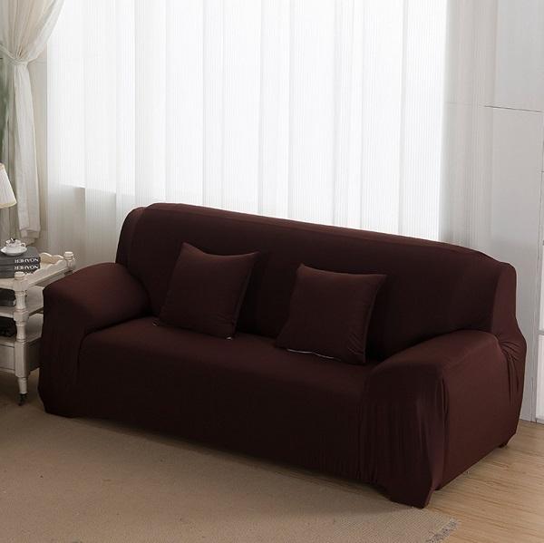 Stretch Sofa Cover Big Elasticity 100 %Polyester Spandex Couch Cover 1 /2 /3 Seater Elastic Sofa Cover Solid Sofa Covers