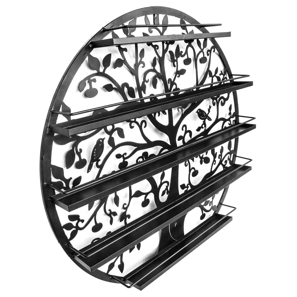 5 Layers Nail Polish Rack Cosmetic Display Stand Iron Nail Polish Organizer Wall Mounted Makeup