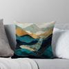 Watercolor Landscape Pattern Throw Pillow Cover With Short Plush Print Living Room Sofa Decoration Cushion Cover Pillow Covers