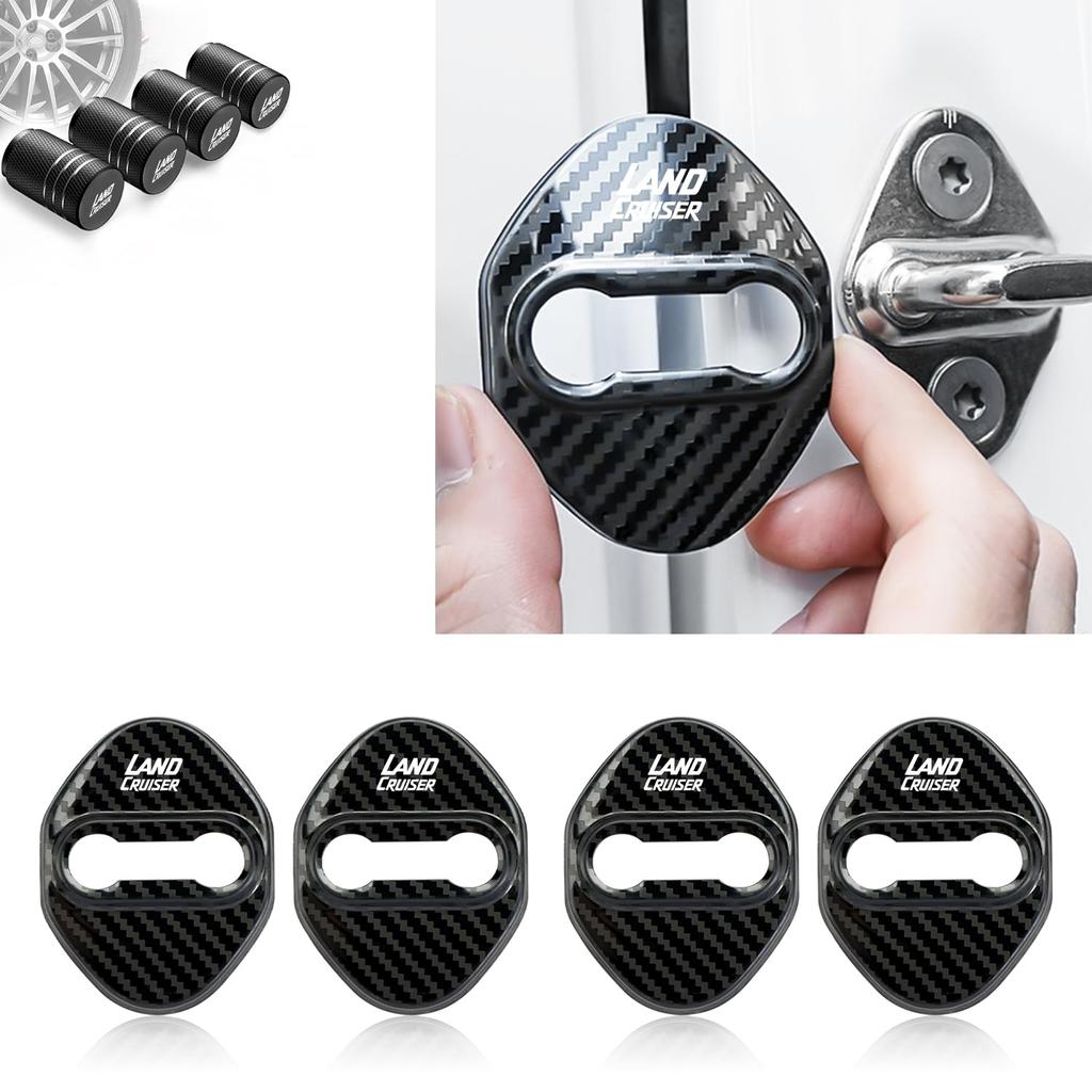 Land Cruiser Accessories Door Striker Covers Designed for Land Cruiser Vehicles New Land Cruiser 250 Series Custom Door Lock Covers High Quality