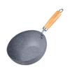 Non-stick Marble Pattern Wok Rapid Heat Milk Pot Useful Stir Fry Pan  Dormitory