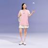Anta Short Sleeve Knitted T-Shirt Summer Casual Loose Unisex tops Milkshake-Pink 972628106-5