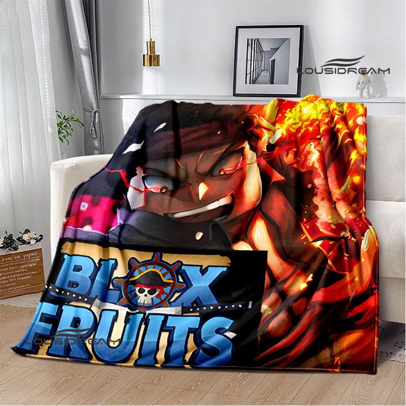 Coperta con stampa di frutti B-blox Coperta da picnic Coperte calde Coperta da esterno Coperte per letti domestici Regalo di compleanno