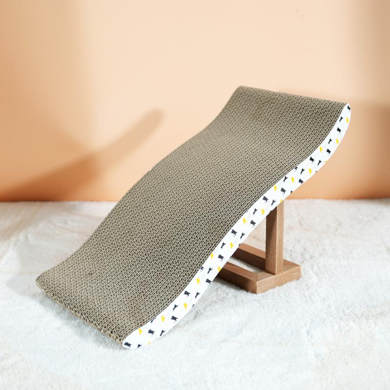 Cat Scratching Board Cardboard Cat Scratching Mat Box for Indoor Cats Scratching Bed Reversible Durable with Catnip