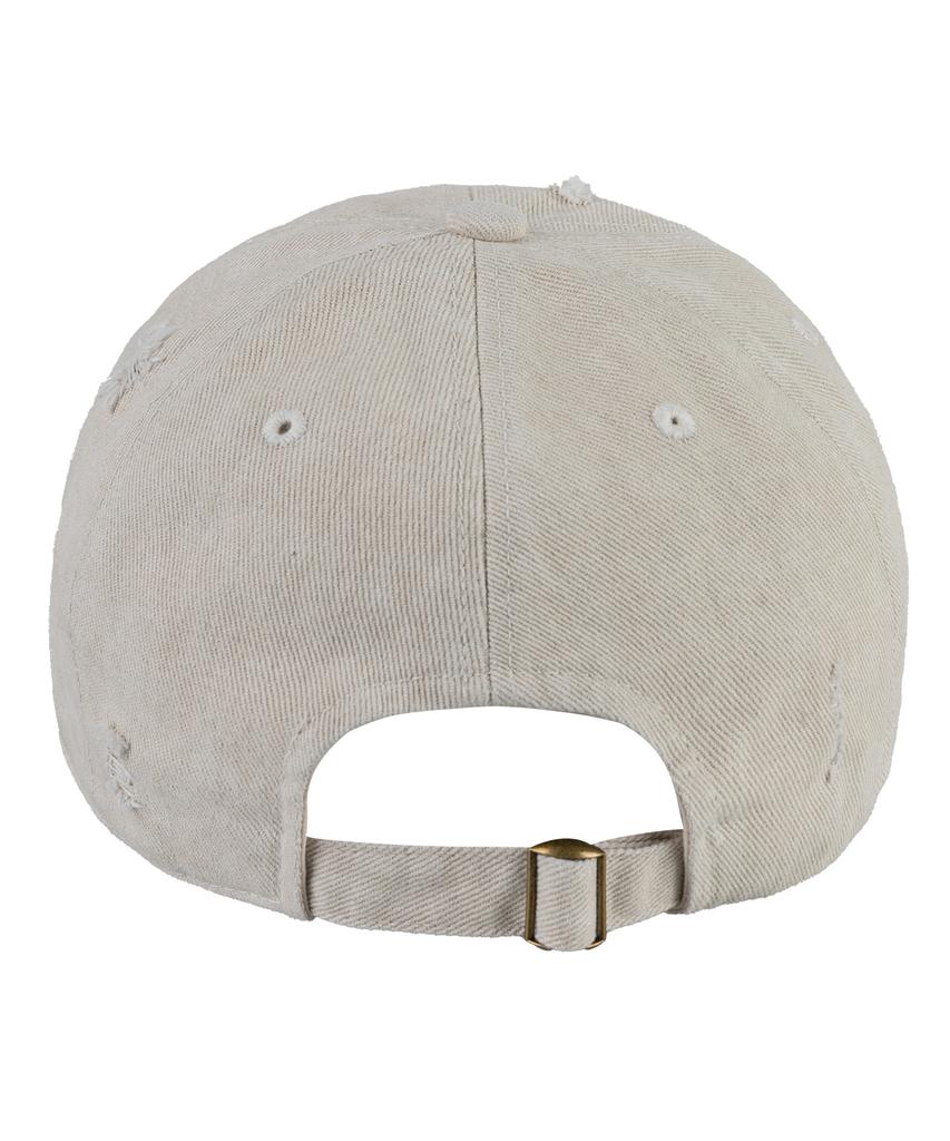 Chaebteo Standard Pigment Damage Ball Cap - Light Beige