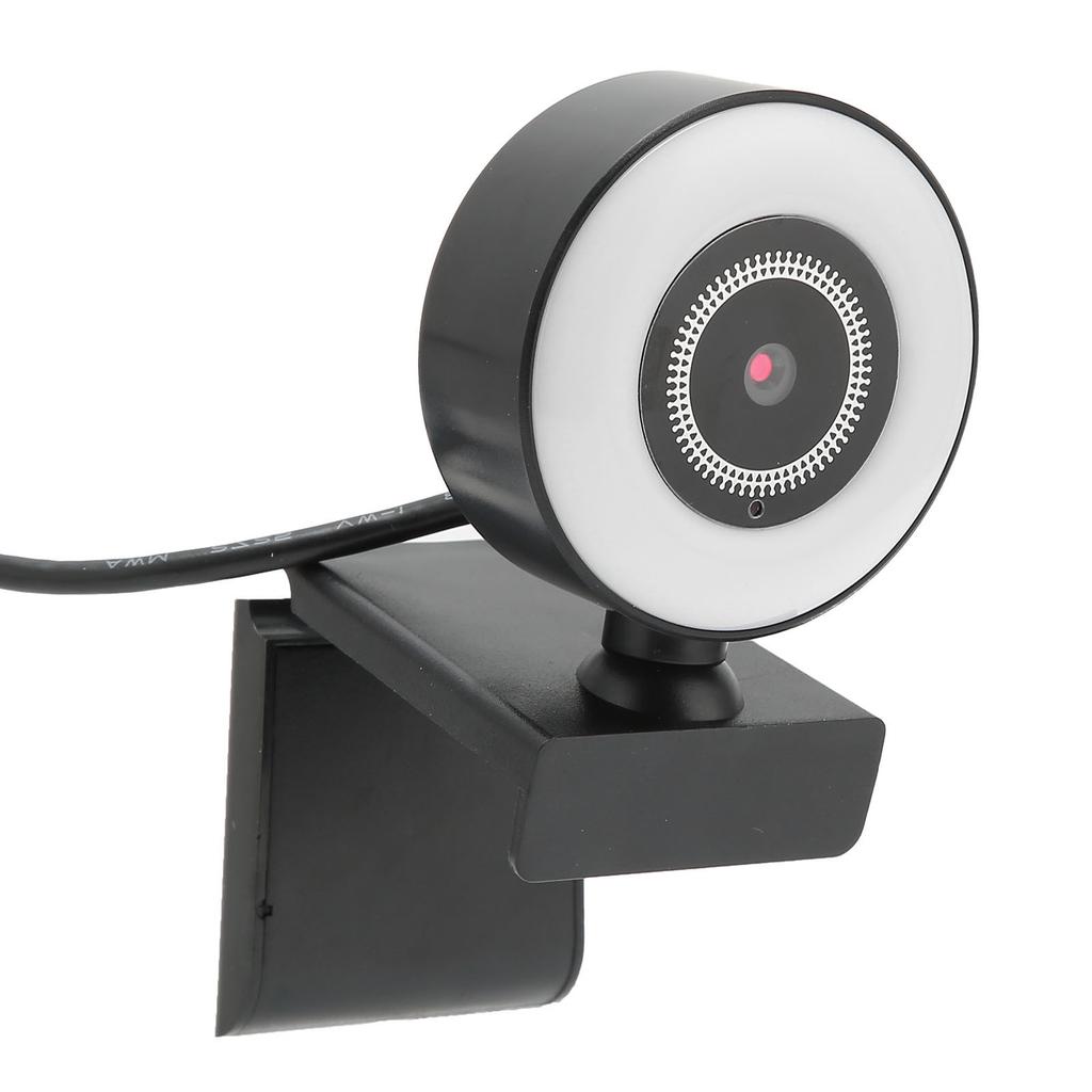 Webcam 1080P HD 30FPS USB2.0 Computer Camera Builtin Microphone for Video Conferences Web Live Broadcasts
