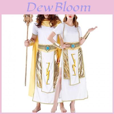 Unisex M-xl Ancient Greek King And Queen Costume Perfect For Fantasy Role Play Events