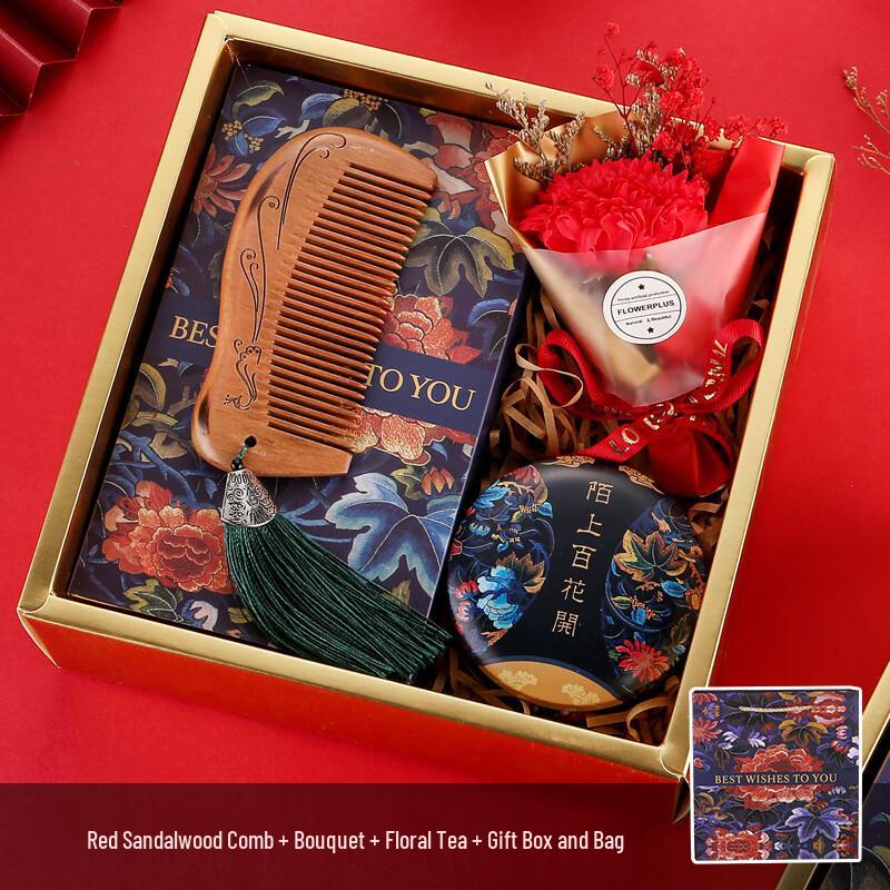 Sandalwood Comb Gift Set