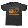 Made In 1987 37th Cassette Tape Vintage T Shirts Graphic Cotton Streetwear Short Sleeve Birthday Gifts T-shirt Mens Clothing