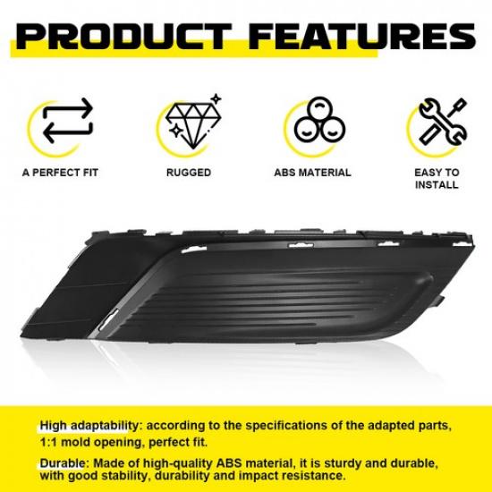 Front Passenger Right Bumper Fog Light Cover Fit Ford Fusion 2017-18 FO1039166