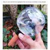 4Pcs 500ML Plant Watering Globes Transparent Self Watering Bulbs Plastic Water Seepage Device for Indoor Outdoor Plant
