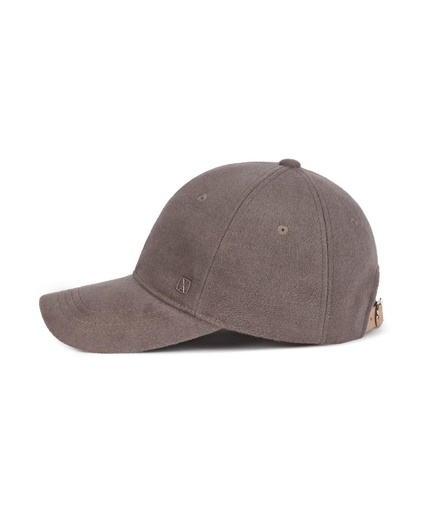 Bajal Va Square Wool Ball Cap Mocha