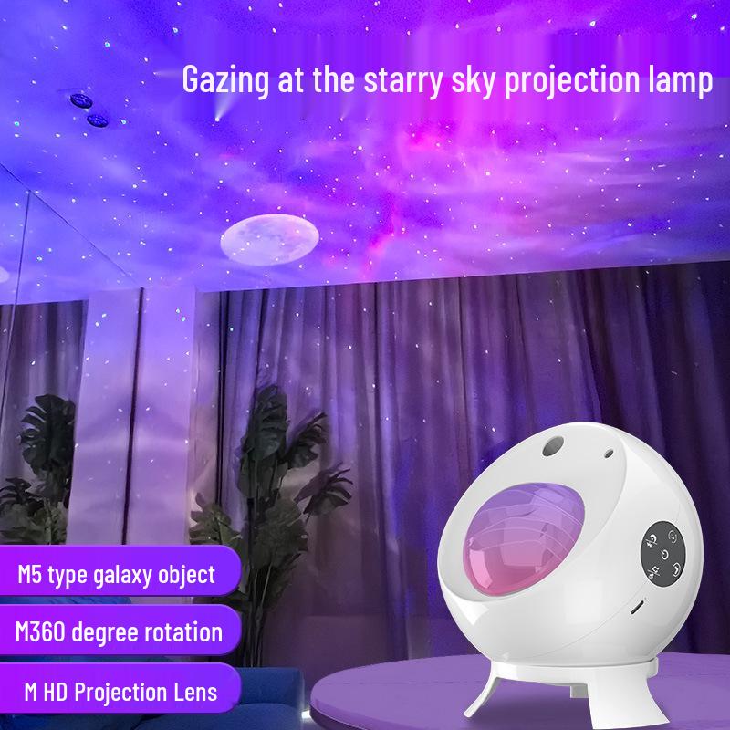 Starry Sky Bluetooth Speaker & Projector: USB Atmosphere Light for Bedroom, Music, Birthday & Holiday Gifts.