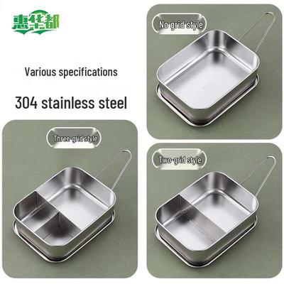 HUIHUADU 304 Stainless Steel Rectangular Bento Lunch Box