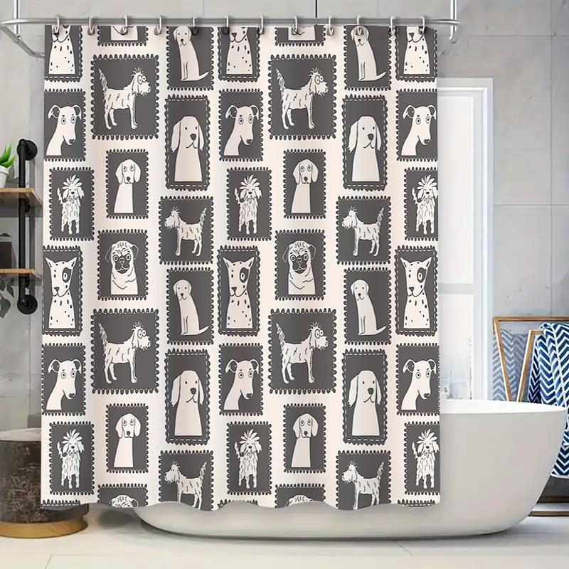 

Bathroom Shower Curtain Vintage Floral Pattern Waterproof Fabric Decor Farmhouse Rustic Washable Liner Set W60H190(CM)-1 Pcs
