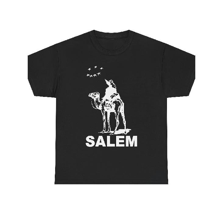 Salem T Shirt This Unisex Crew Neck T-Shirt, Made Of Pure, Is Suitable For Casual Wear At Home, Outdoor Activities, Visiting Relatives And Friends,