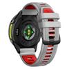 22mm silikonový řemínek pro Garmin Forerunner 970 965 955 Solar 945 935 745 Dvoubarevný sportovní řemínek náramek doplňky
