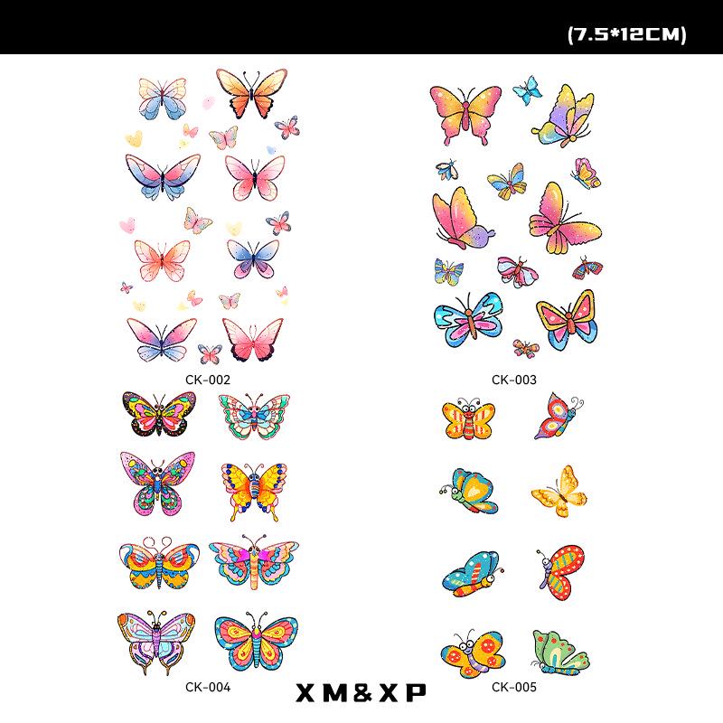 Colorful Butterfly Music Festival Tattoo Stickers: Non-Toxic, Easy to Clean, Stylish, Perfect for Arms.