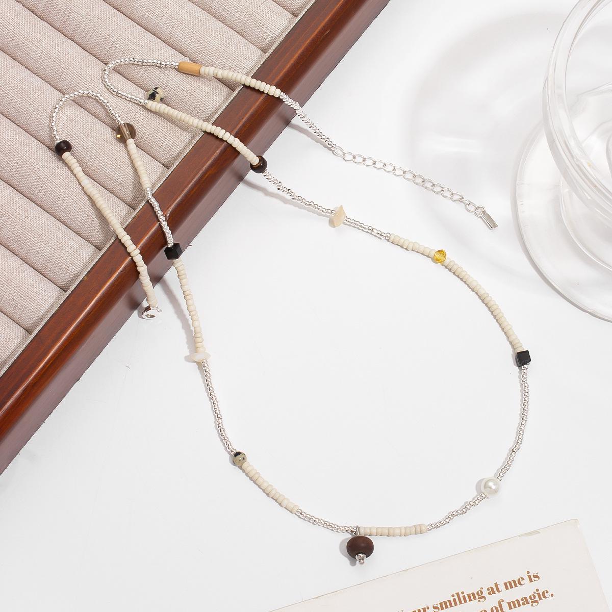 

Retro Bohemian Chinese-Style Long Beaded Necklace