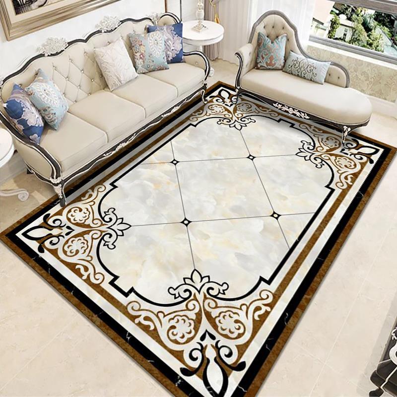 European Style Carpet American Style Living Room Coffee Table Carpet Mat Bedroom Bedside Carpet