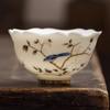 Personal High-end Tea Cup, Home Ceramic Kung Fu Set, Dehua Lamb Fat Jade White Porcelain Master Tea Set, Kitchen Dining Bar